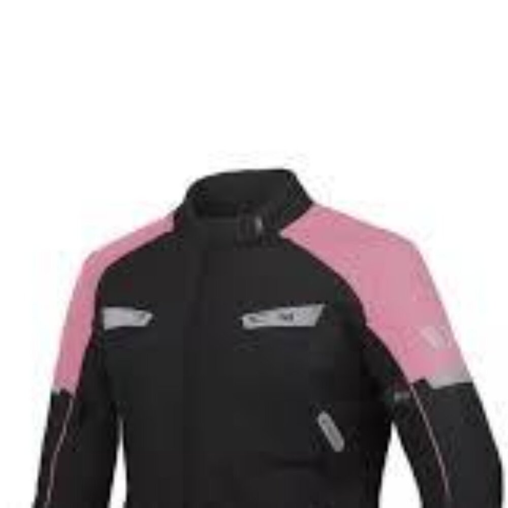 WD Vegas Lady CE Armored Moto Jacket – Black/Pink –M